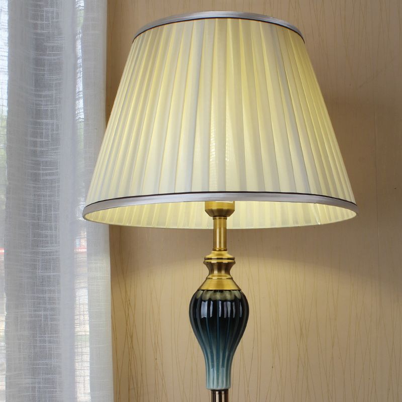 Tiffany Moderni LED Lampade da Terra Metallo Tessuto Soggiorno/Camera da Letto