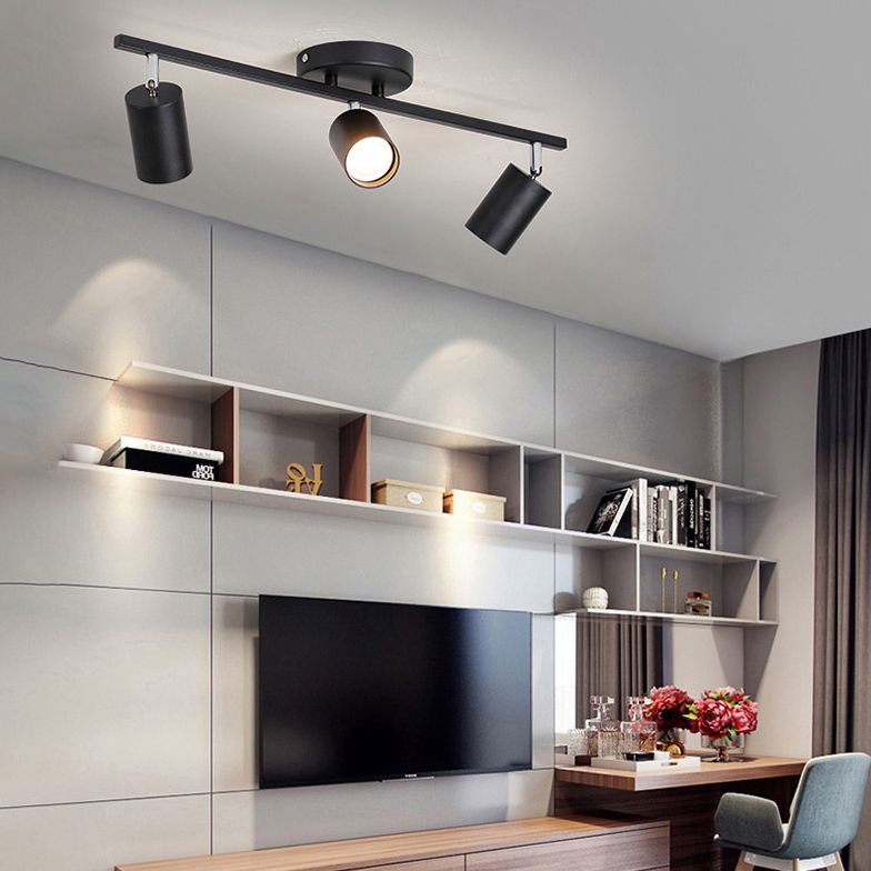 Arisha Moderno Cilindrico LED Semi Plafoniere Soggiorno