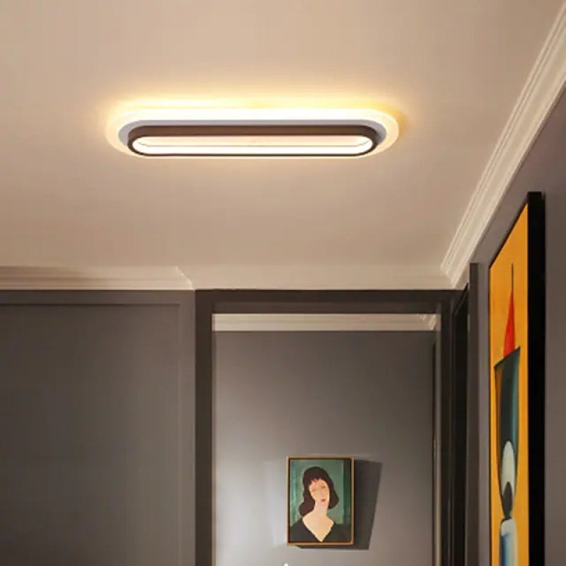 Arisha Moderno Lineare Metallo/Acrilico Plafoniera Sala da Pranzo