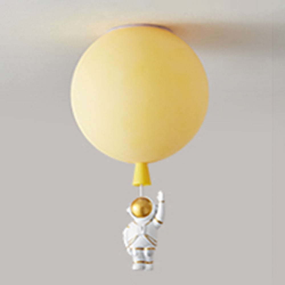 Aria Plafoniera Moderna a Forma di Palloncino di Astronauta