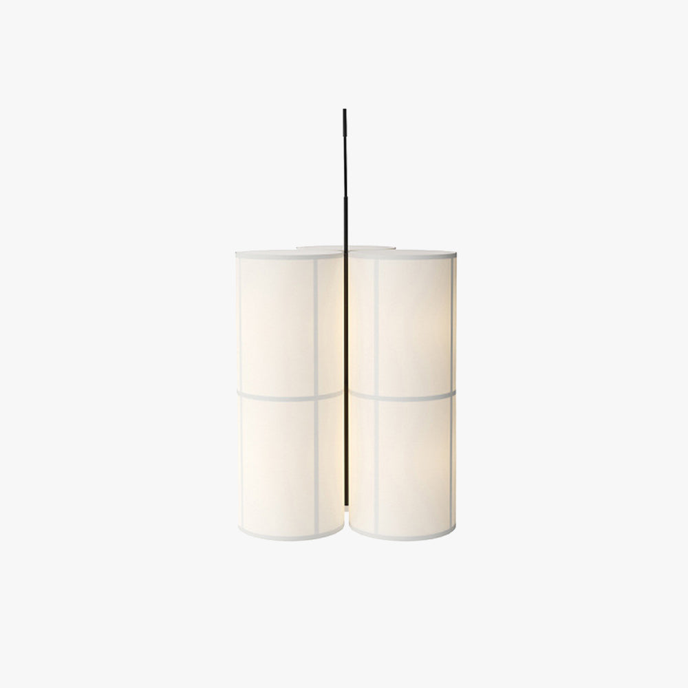 Ritta Tessuto Cilindro Lanterna Giapponese Lampade a Sospensione
