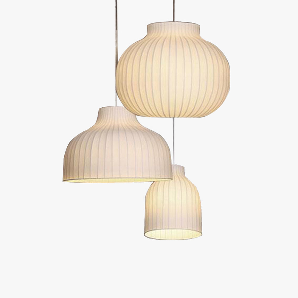 Ritta Vintage Metallo Tessuto Lampade a Sospensione Camera da Letto