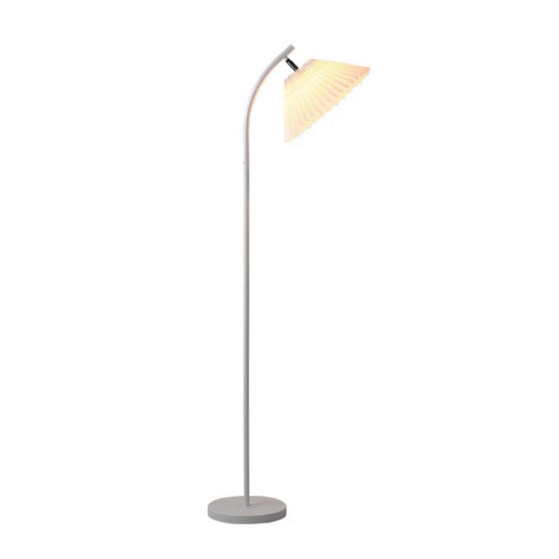 Muto Moderne Plissettato Design LED Lampade da Terra Metallo/Tessuto Soggiorno