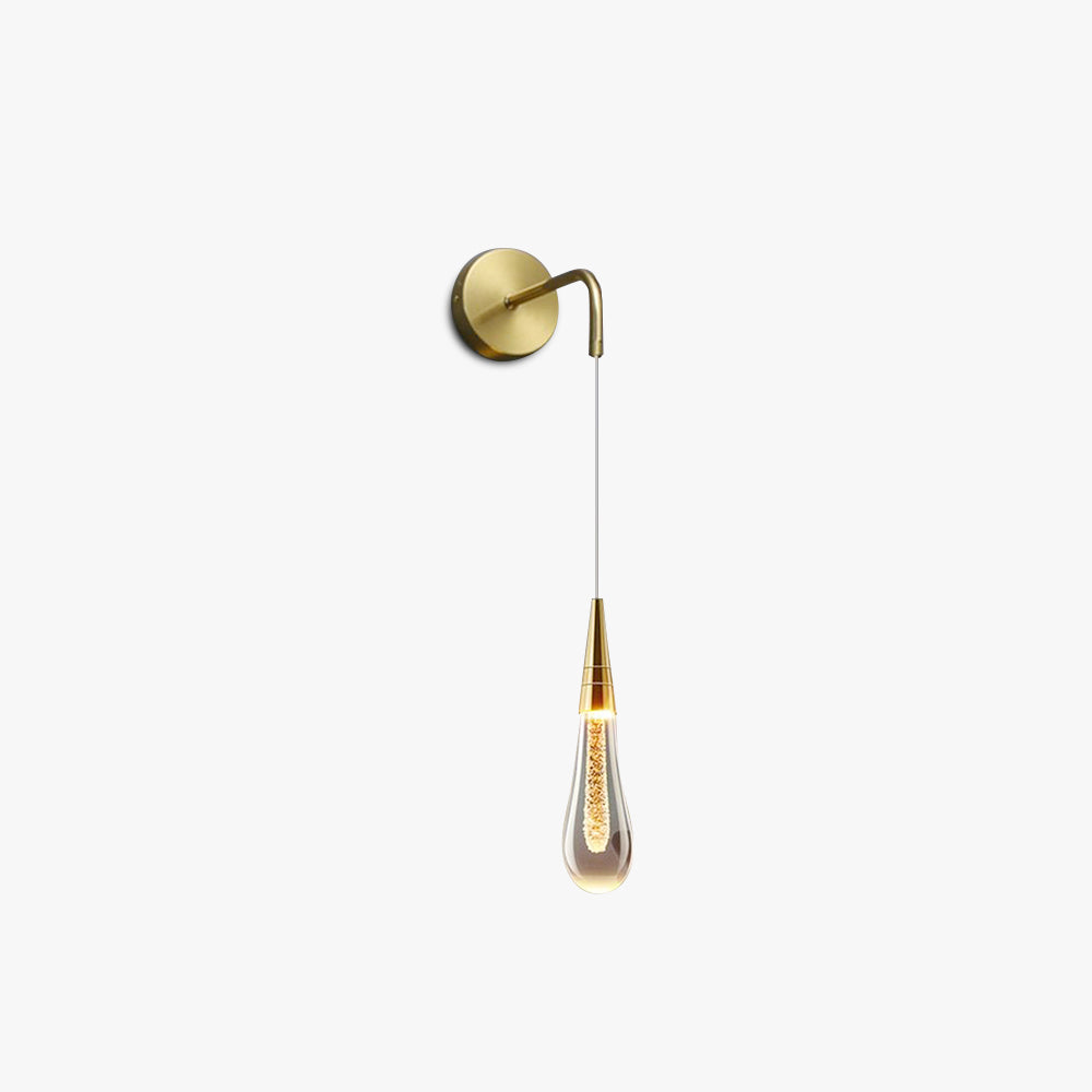 Kristy Applique Moderna Kristy Goccia Dacqua, Nero/Oro