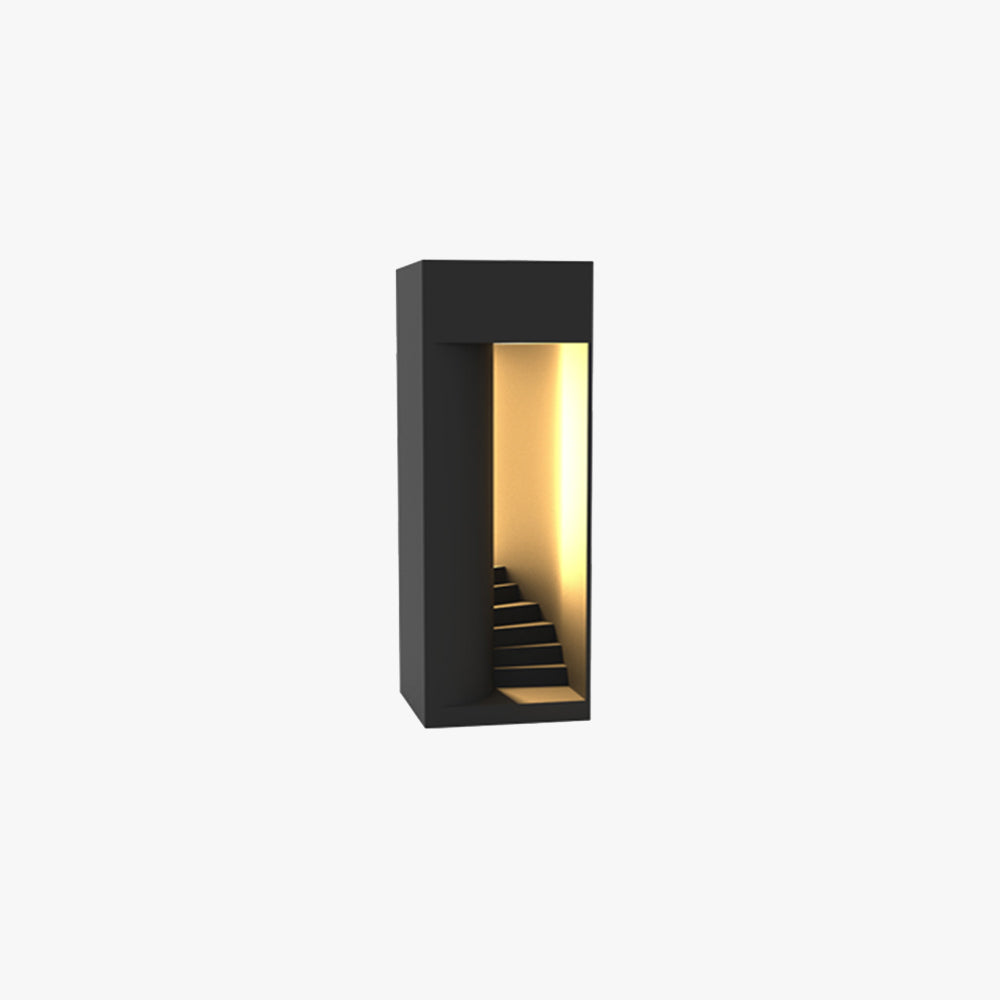 Ray Minimalista Impermeabile Cuboide Ricaricabile Solare Lampade da Tavolo