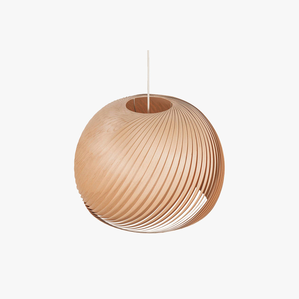 Muto Moderno LED Lampade a Sospensione Semicerchio Metallo Legno Nativo Soggiorno/Camera da Letto
