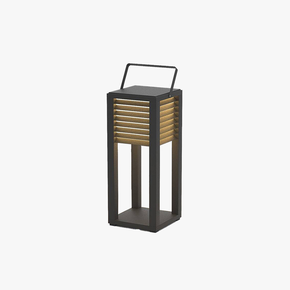 Ray Vintage LED Cubico Metallo Lampade da Esterno