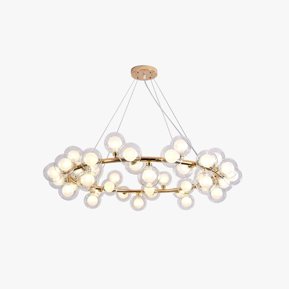 Valentina Moderni LED Oro Lampade a Sospensione Metallo/Vetro Camera da Letto
