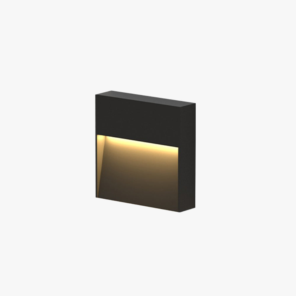 Ray Moderno Rettangolare Metallo Applique da Esterno Corridoio