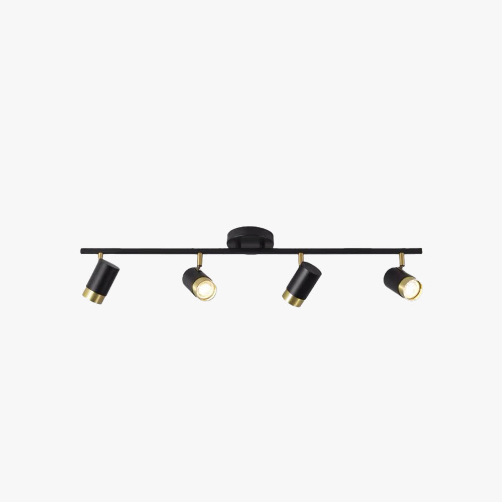 Arisha Minimalismo LED Plafoniera Semi-incasso Metallo Nera Temperatura Colore Commutabile Soggiorno/Camera da Letto