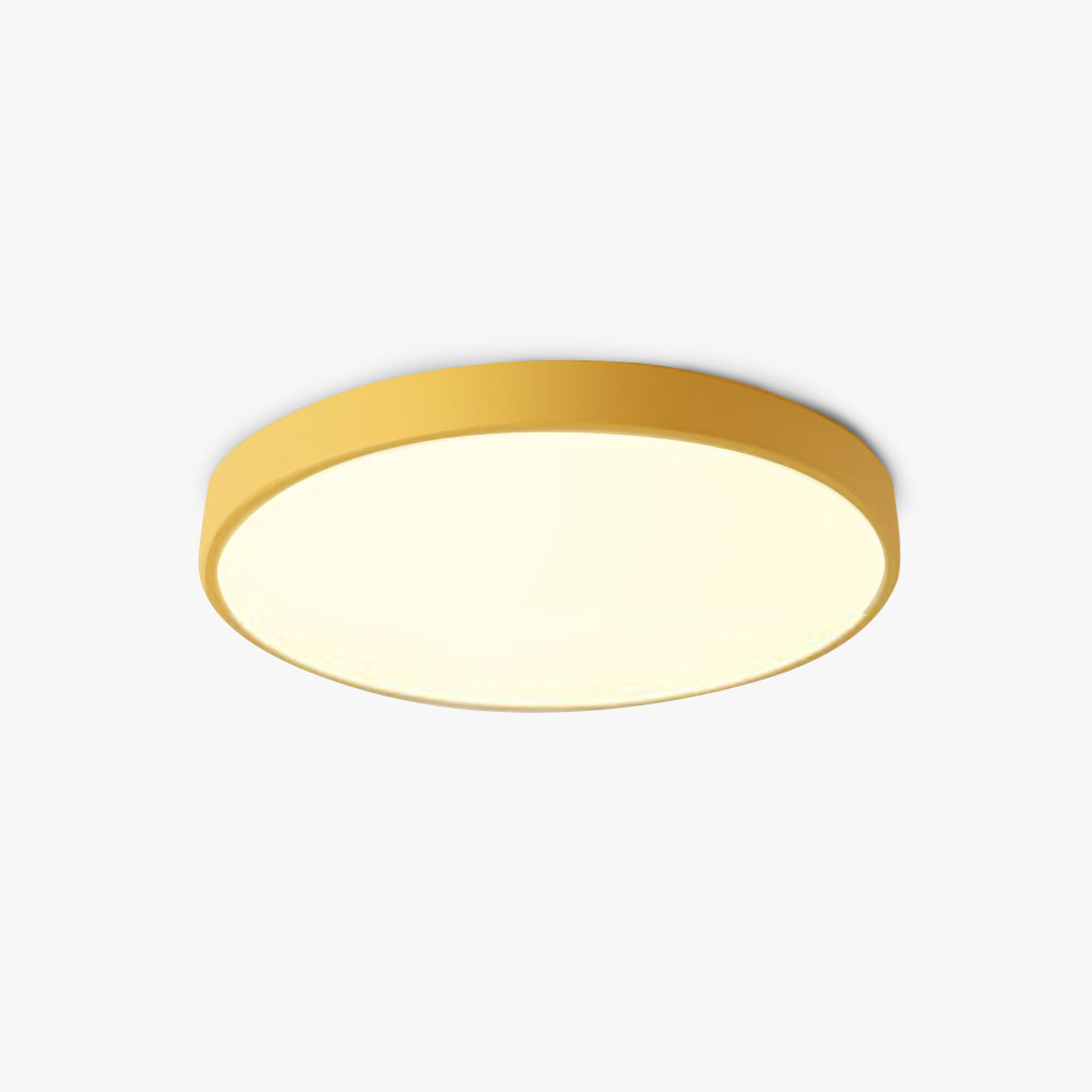Valentina Moderno LED Plafoniere Rotondo Circolare Semplice Giallo/Blu/Verde/Rosa/Grigio Soggiorno/Camera da Letto