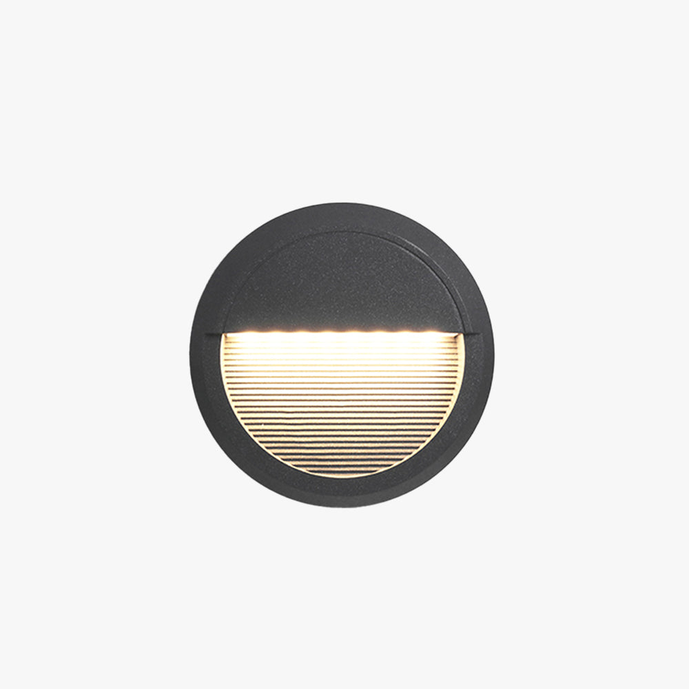 Ray Moderno Quadrato Rotondo Metallo Lampade da Esterno Corridoio