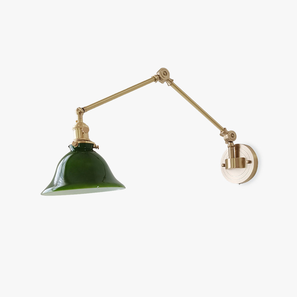 Epoch Vintage Pieghevole Metallo Applique Camera da Letto