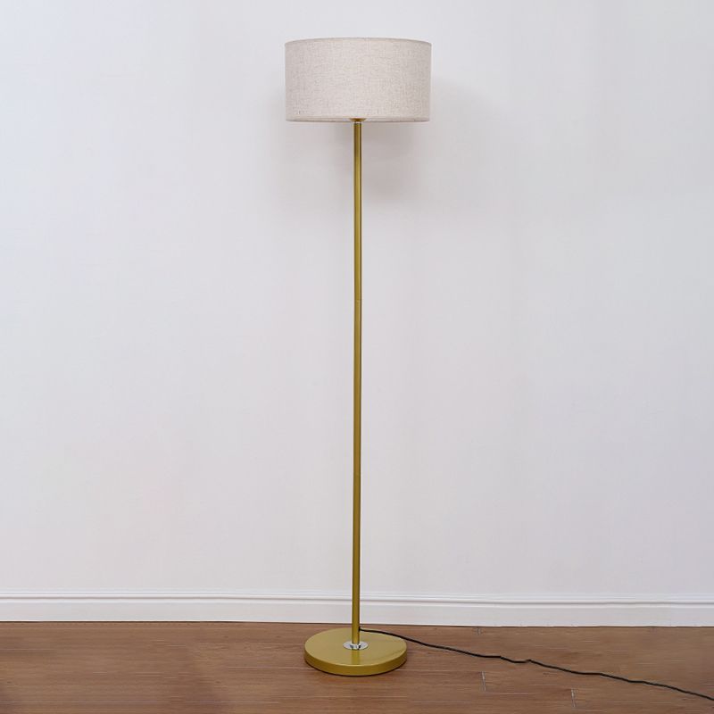 Tiffany Design LED Lampade da Terra Nero Metallo/Tessuto Salotto/Camera da Letto