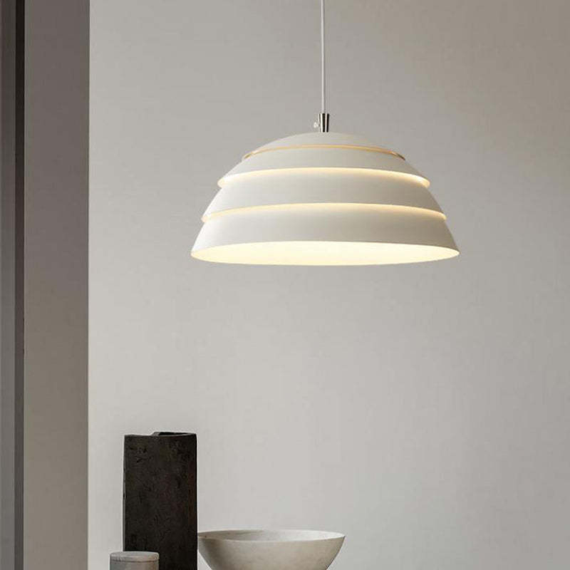 Arisha Minimalismo LED Lampade a Sospensione Metallo Nero/Bianco Sala da Pranzo/Soggiorno/Camera da Letto
