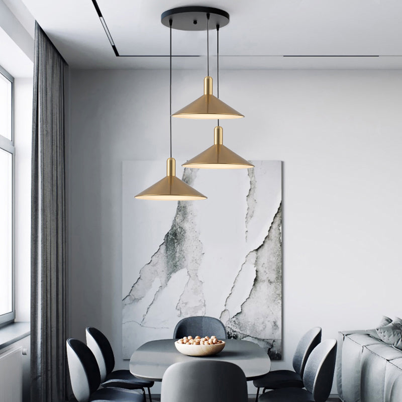 Arisha Vintage LED Lampada a Sospensione Metallo/Acrilico Bianco\Nero\Oro Soggiorno/Camera da Letto