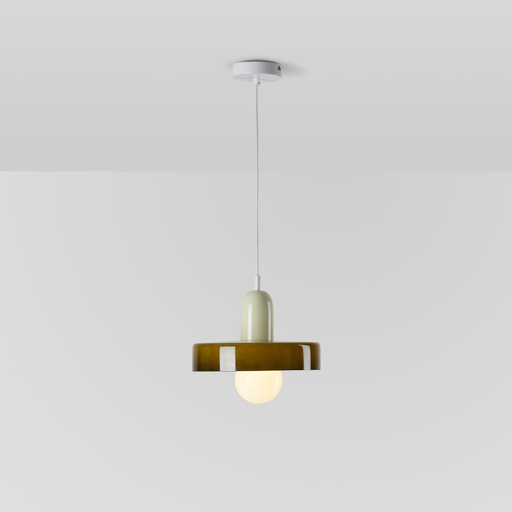 Valentina Moderni Design LED Lampada a Sospensione Multicolore Vetro