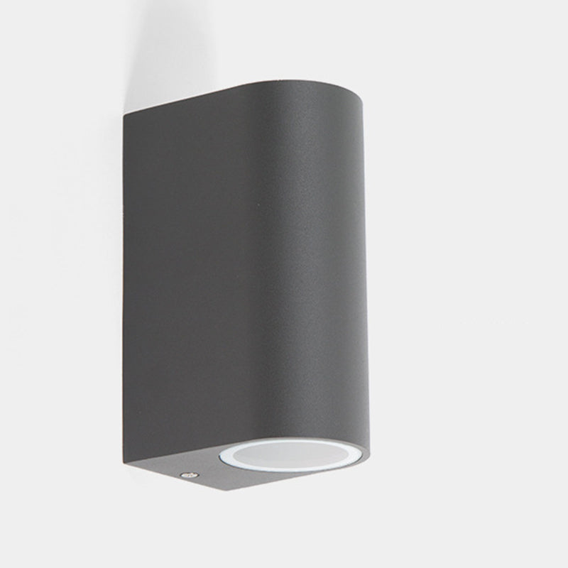 Ray Moderne LED Lampade da Esterno Metallo Nero Quadrato Minimalista