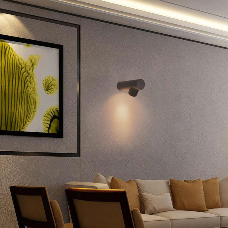 Ray Moderne LED Lampade da Esterno Bianco/Nero Impermeabile