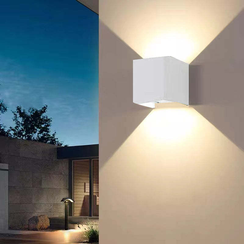 Ray Applique da Esterni Quadrato Regolabile LED