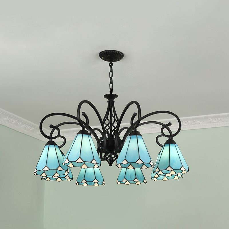 Silva Tiffany Ramo Mediterraneo Metallo Lampadari