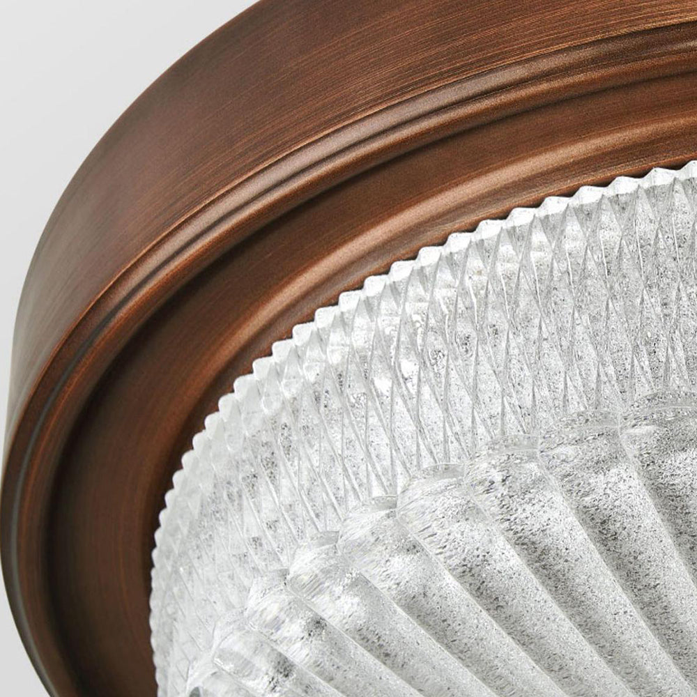 Silva Vintage Rotondo Plafoniere Vetro Camera da Letto