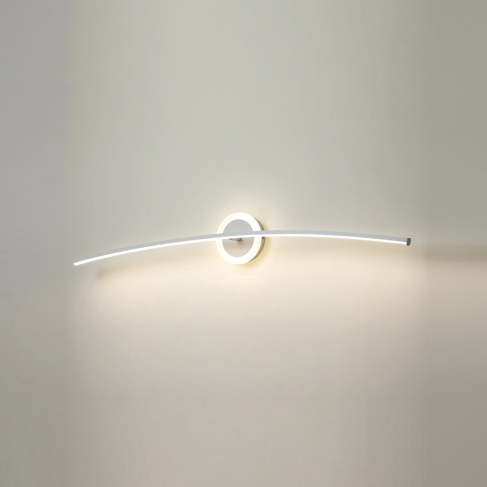 Arisha Moderno LED Applique Faro a specchio Lineare Metallo Specchio Frontale Bagno/Camera da Letto