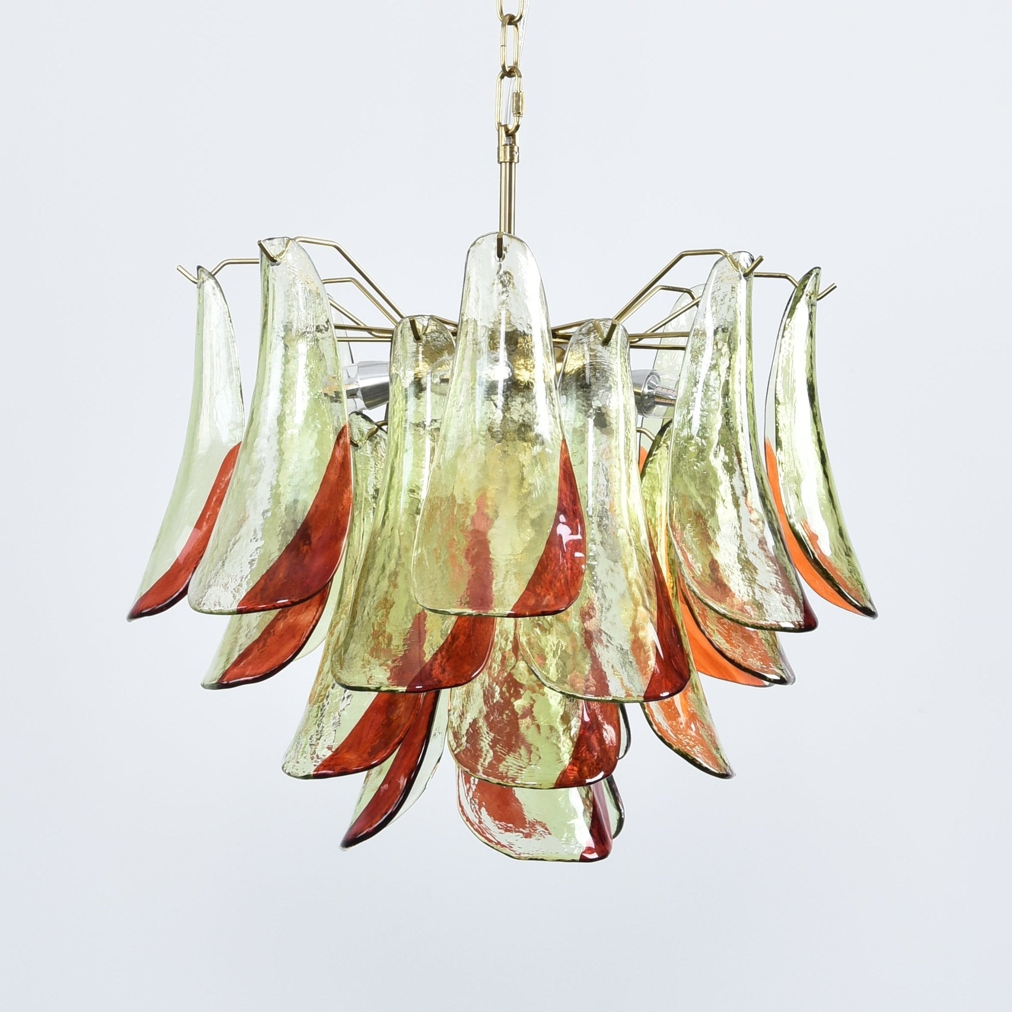 Aurora Chandelier Murano Glass Petal Elegant - Blowlighting
