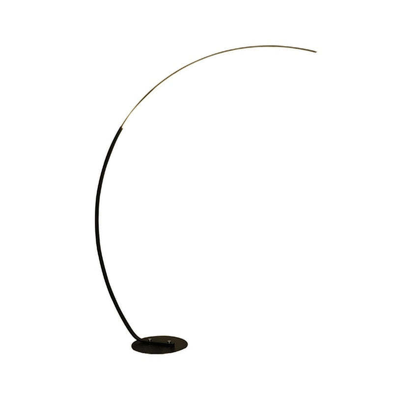 Arisha Moderne LED Arco Lampade da Terra Metallo Silicio Bianco/Nero Soggiorno/Camera da Letto