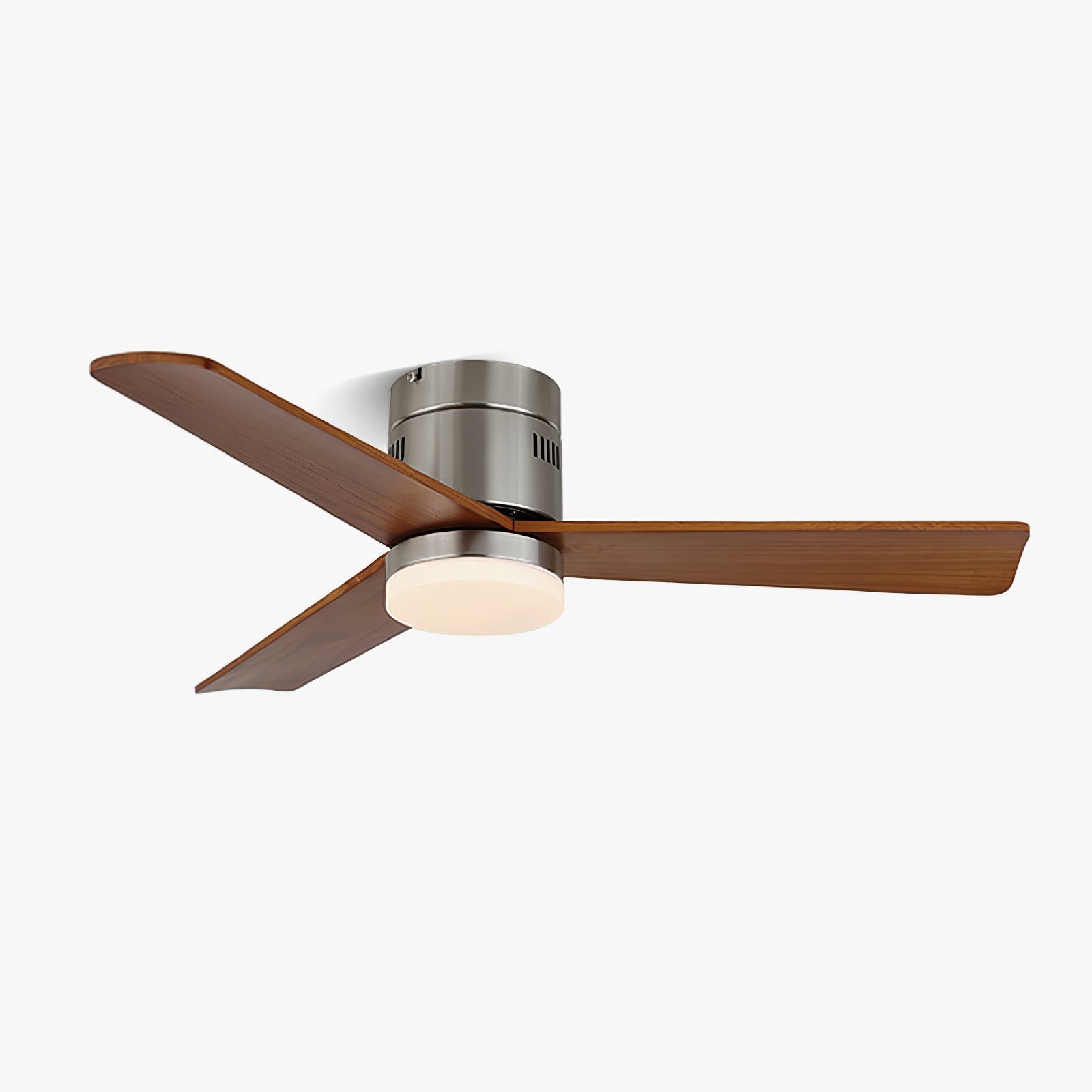 Ventilatore da Soffitto con Luce Eris Minimalista in Legno con pale in legno e LED integrato