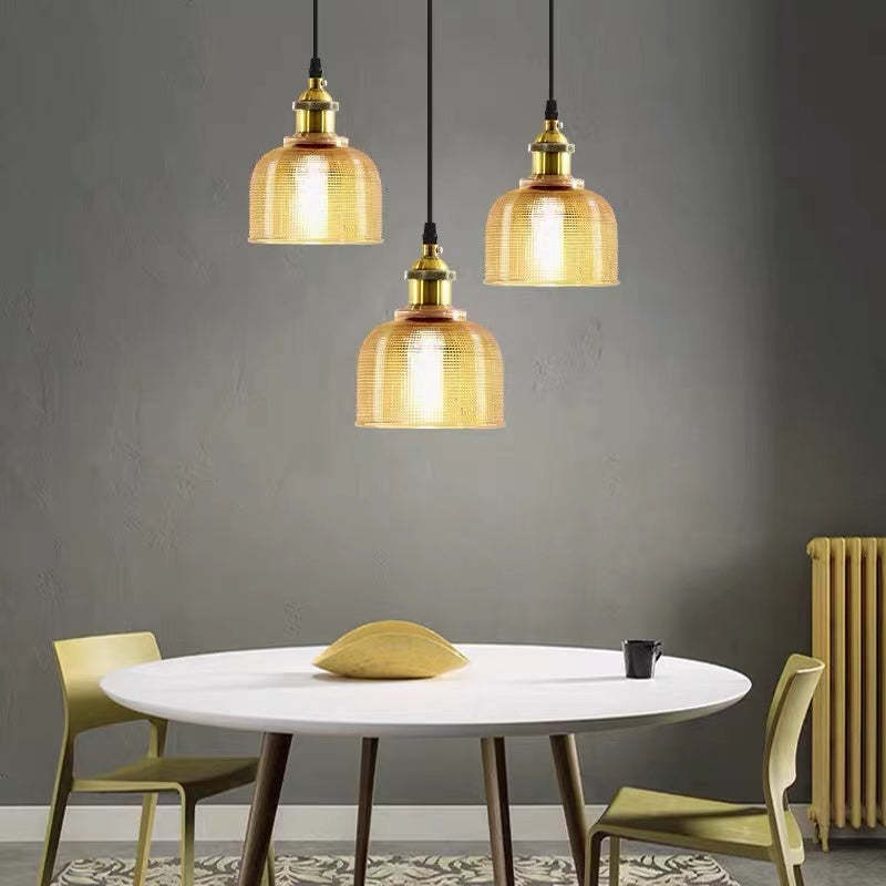 Valentina Colorato Arte Deco LED Lampade a Sospensione Vetro Camera da Letto