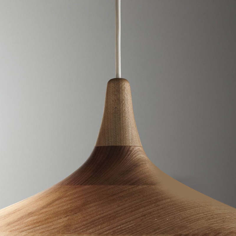Arisha Minimalista Moderni LED Lampada a Sospensione Metallo Legno Nero/Bianco Sala da Pranzo/Soggiorno/Camera da Letto