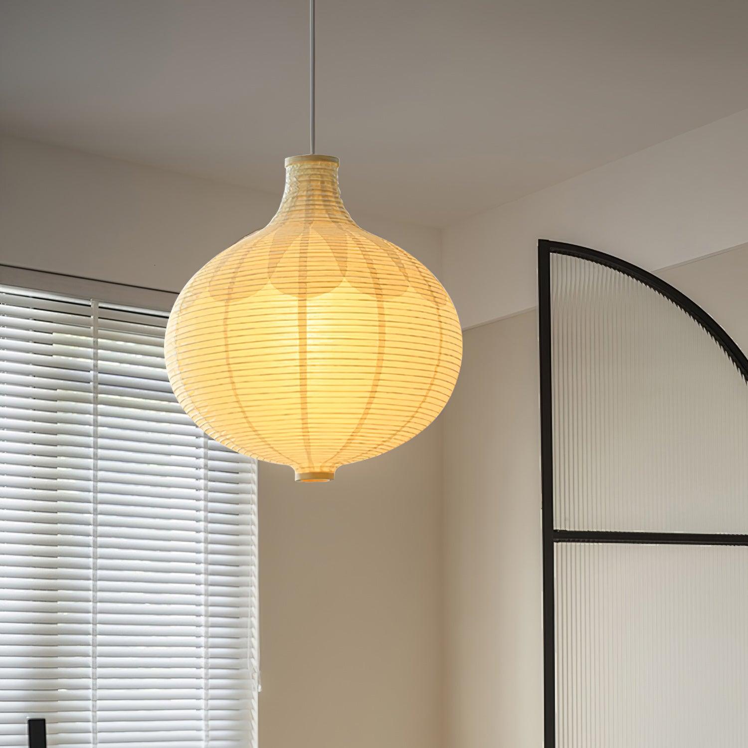 Ritta Giaponese Design Globo Legno Carta LED Lampade a Sospensione Soggiorno