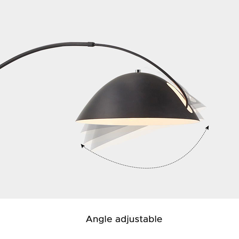 Avi Moderna LED Lampada da Terra Metallo Canna da Pesca Nero Soggiorno/Camera da Letto