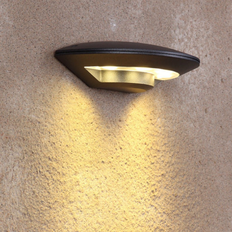 Ray Moderne LED Lampade da Esterno Metallo/Acrilico Caldo Impermeabile Disco Volante