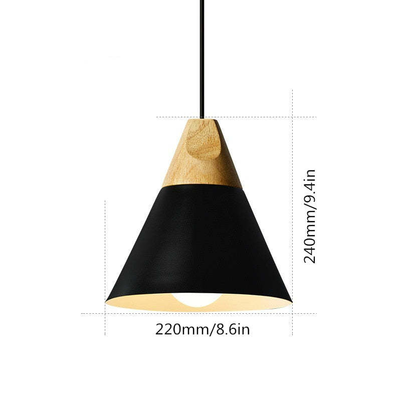 Valentina Moderno Semplice LED Lampada a Sospensione Multi-Forme Legno/Metallo Soggiorno/Camera da Letto/Cucina