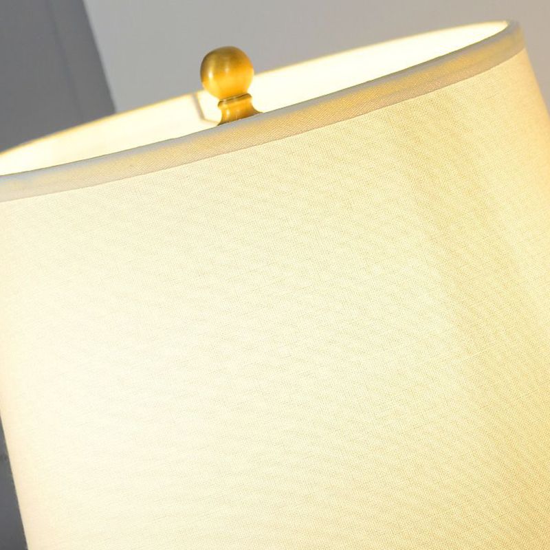 Tiffany Moderne LED Lampade da Terra Metallo/Tessuto Salotto Semplice Nero/Bianco/Rosso/Beige