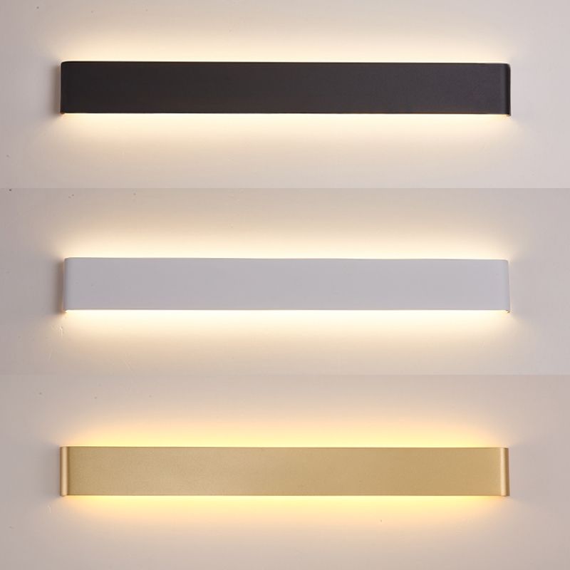 Arisha Minimalista Applique Nero/Bianco/Oro Rettangolare Bagno