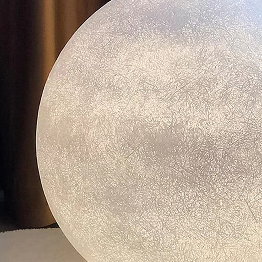 Aria Moderne LED Lampada da Terra Moon Resina Bianco Soggiorno