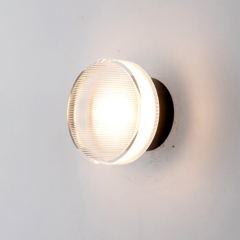 Arisha Moderno LED Piccolo Applique Trasparente Metallo Acrilico