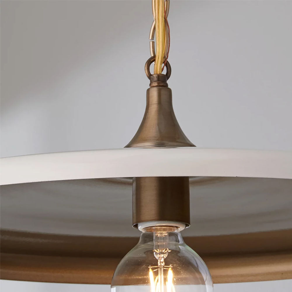 Silva Industria Vintage Metallo Lampade a Sospensione Bianco Soggiorno