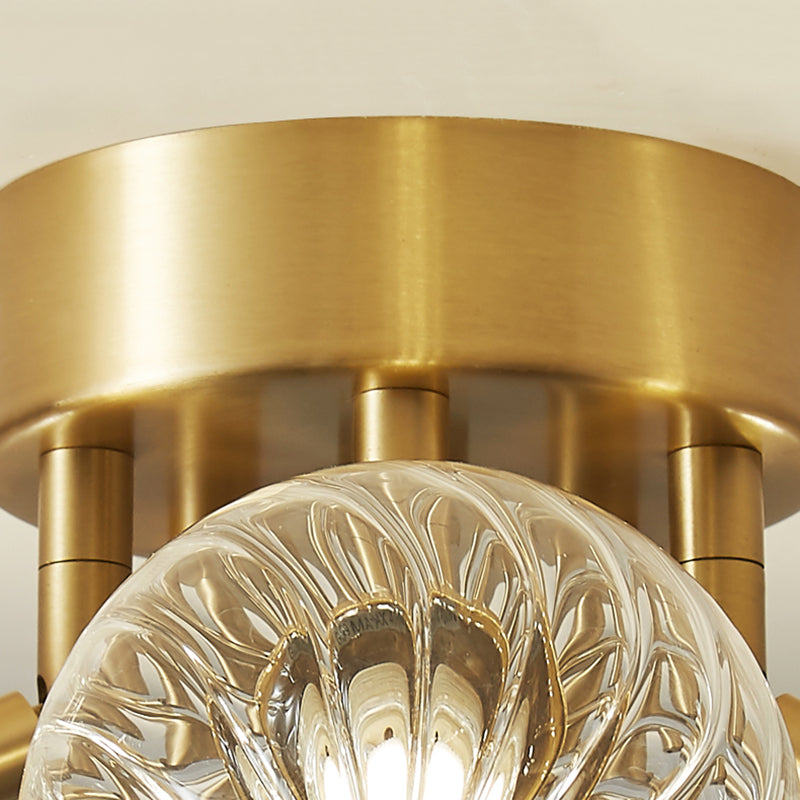 Valentina Moderno LED Nordico Plafoniere Metallo Vetro Trasparente Soggiorno/Camera da Letto