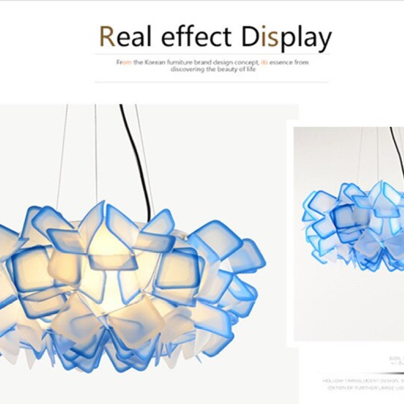 Aria Moderna LED Lampada a Sospensione Decorazione Floreale