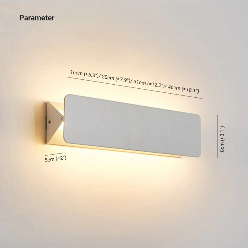 Ray Moderne LED Applique da Interno Metallo Bianco Ruotabile