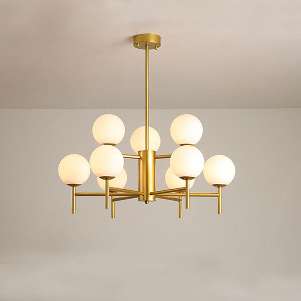 Silva Moderno Globo Bubble Metallo/Vetro Lampade a Sospensione Oro/Nero