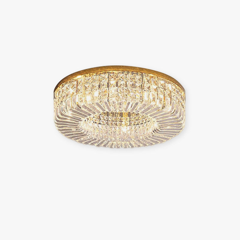 Kristy Lusso Cristallo LED Metallo/Cristallo Plafoniera Candeliere Oro