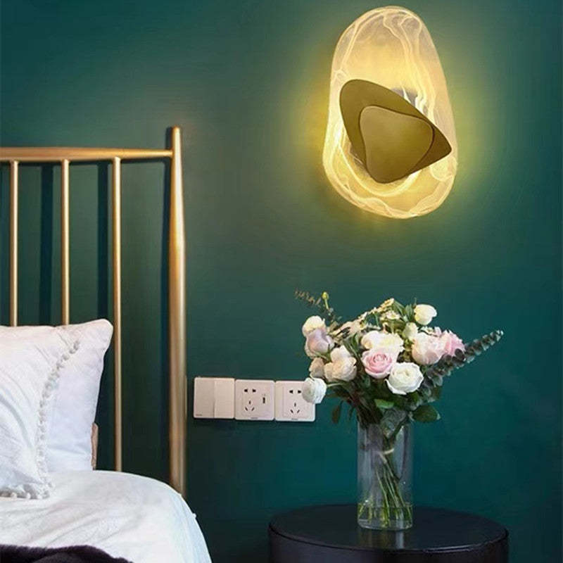 ArishaModerno LED Arte Deco Irregolare Applique Metallo/Acrilico Nero/Oro