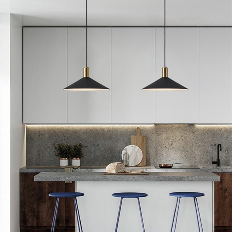 Arisha Vintage LED Lampada a Sospensione Metallo/Acrilico Bianco\Nero\Oro Soggiorno/Camera da Letto