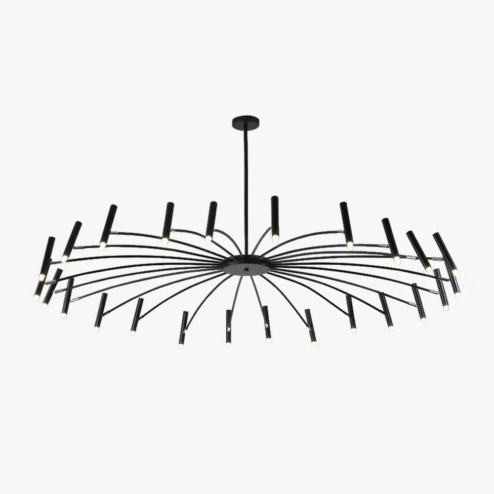 Arisha Moderno LED Urbano Lambada a Sospensione Bianco/Nero Metallo Soggiorno/Camera da Letto