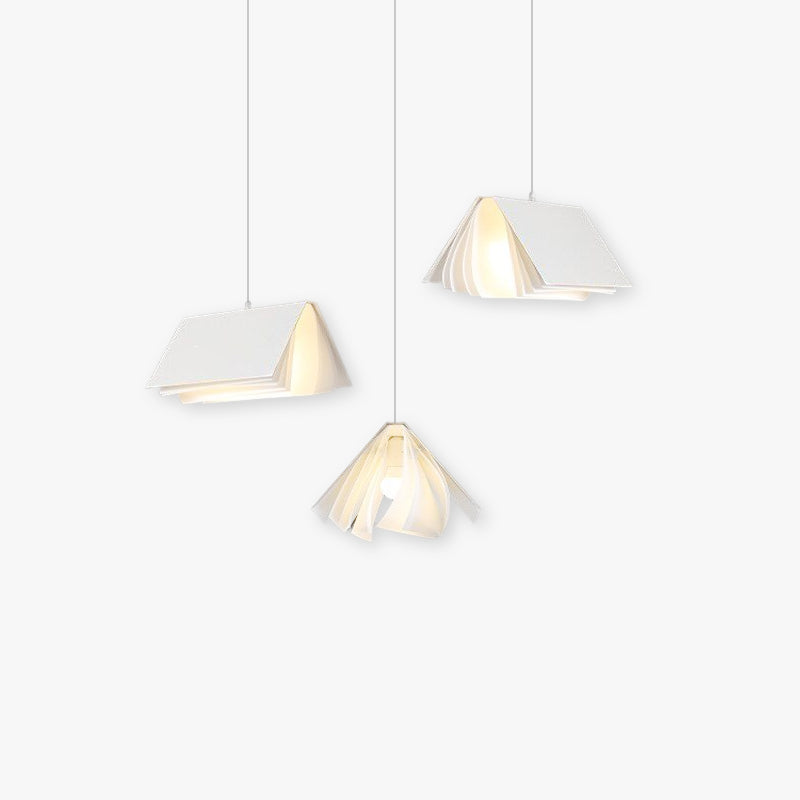Arisha Creative Libro Metallo Plastica Lampade a Sospensione Camera da Letto